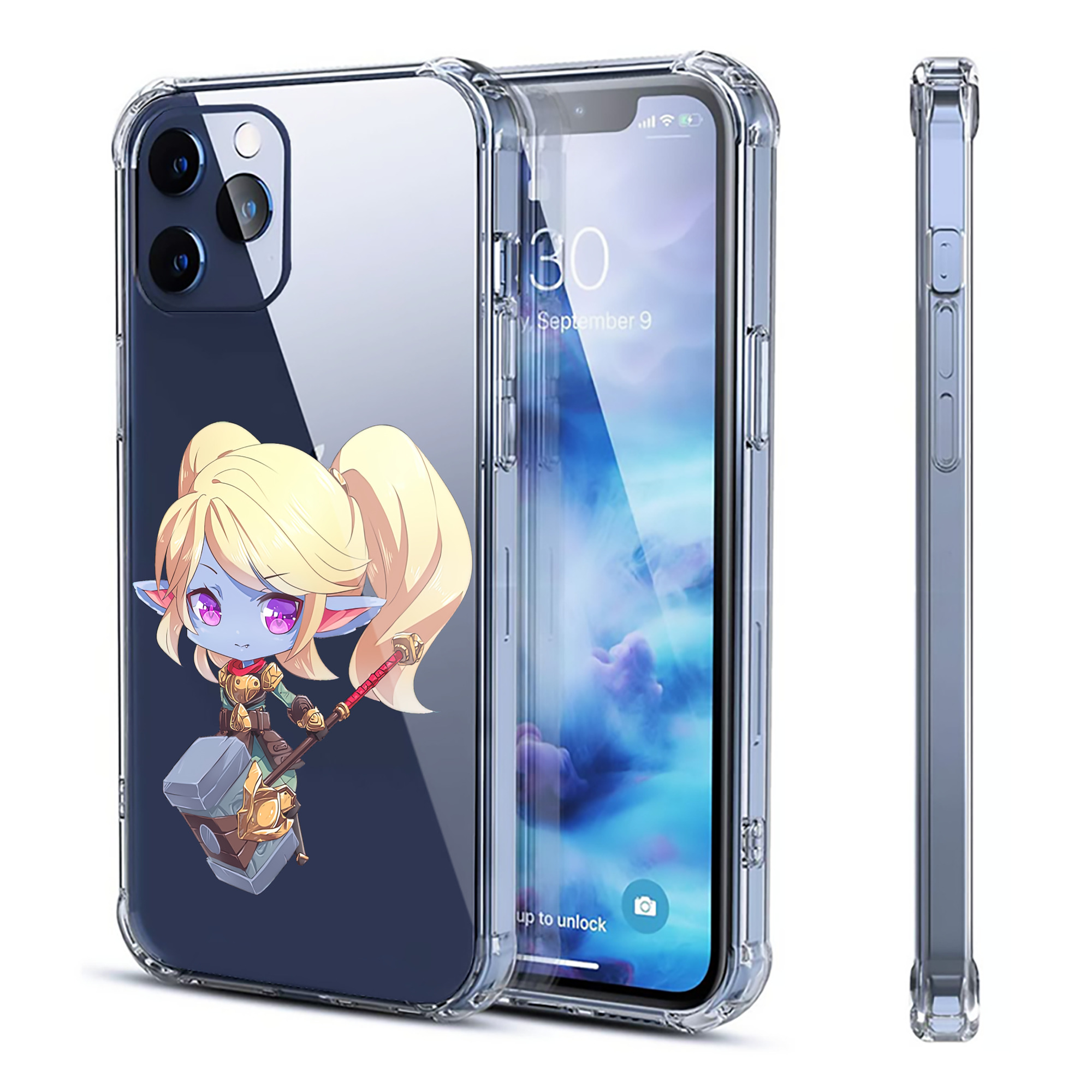 （画像用） リーグ・オブ・レジェンド League of Legends LOL 【iPhone 12シリーズ対応】透明スマホケース（クリアソフトケース）
